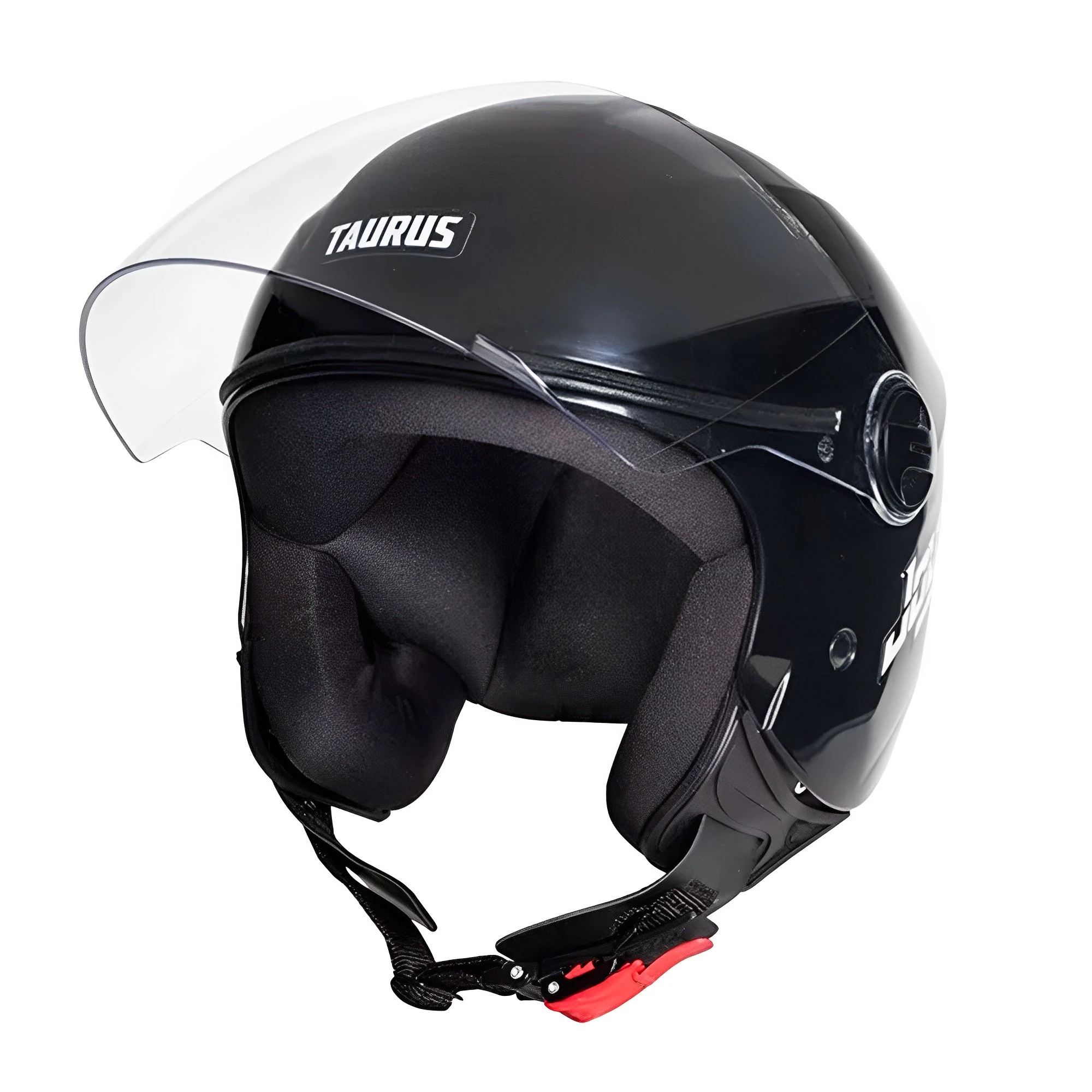 CAPACETE JOY23 OPEN FACE PRETO 60 TAURUS - Imagem 4