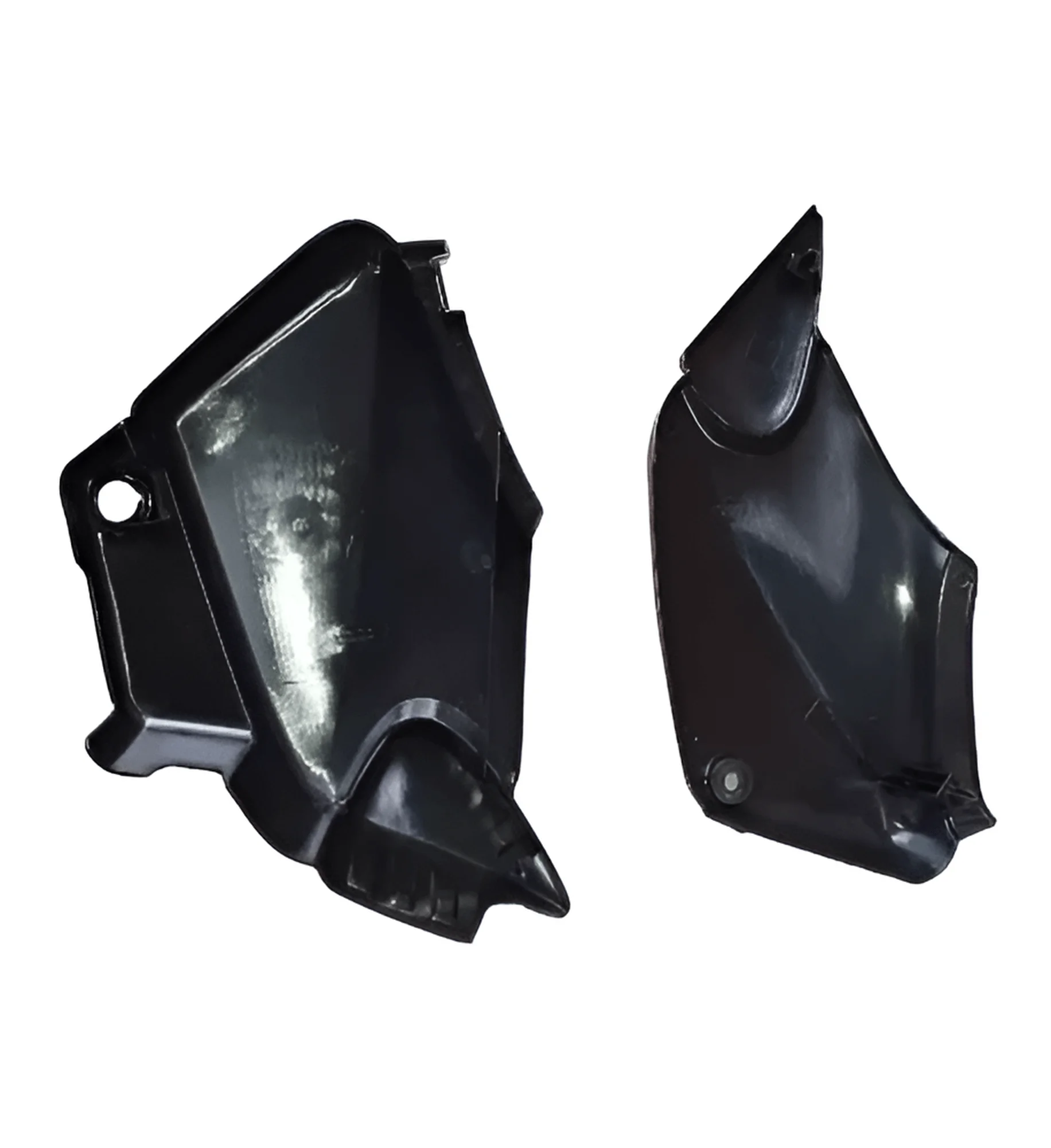 TAMPA LATERAL FAN 125 05/08 PRETO INJETADO WESTER - Imagem 2