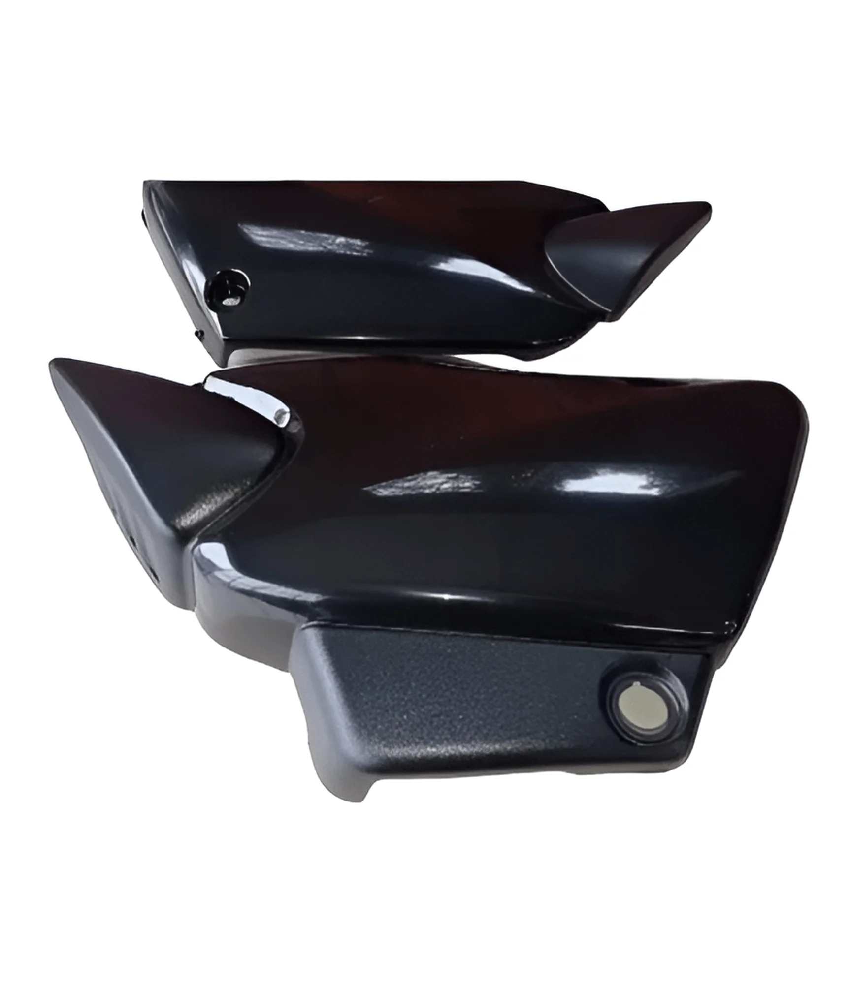 TAMPA LATERAL FAN 125 05/08 PRETO INJETADO WESTER - Imagem 4