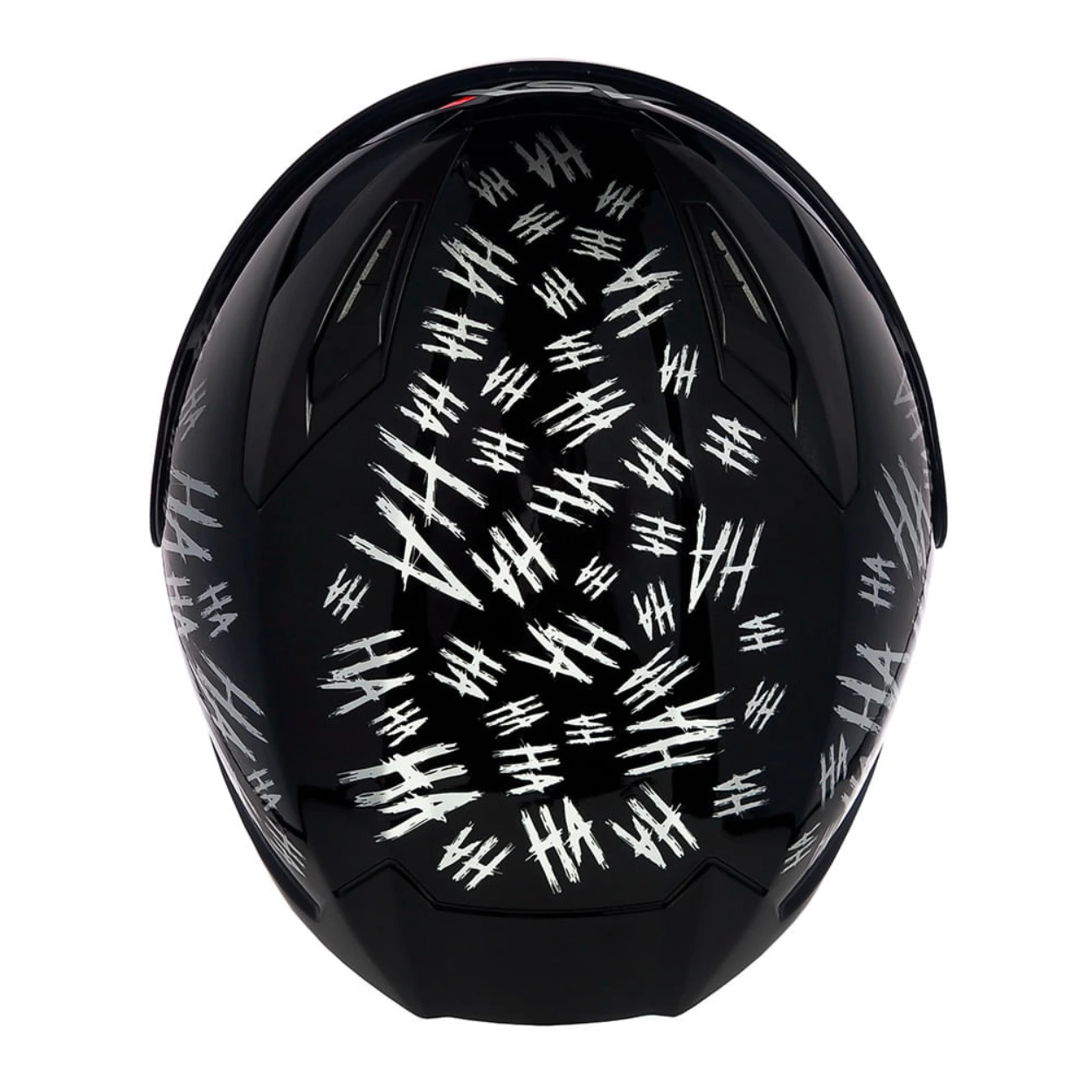 CAPACETE ASX CITY FUN HAHA BRILHO PRETO/BRANCO - Imagem 3