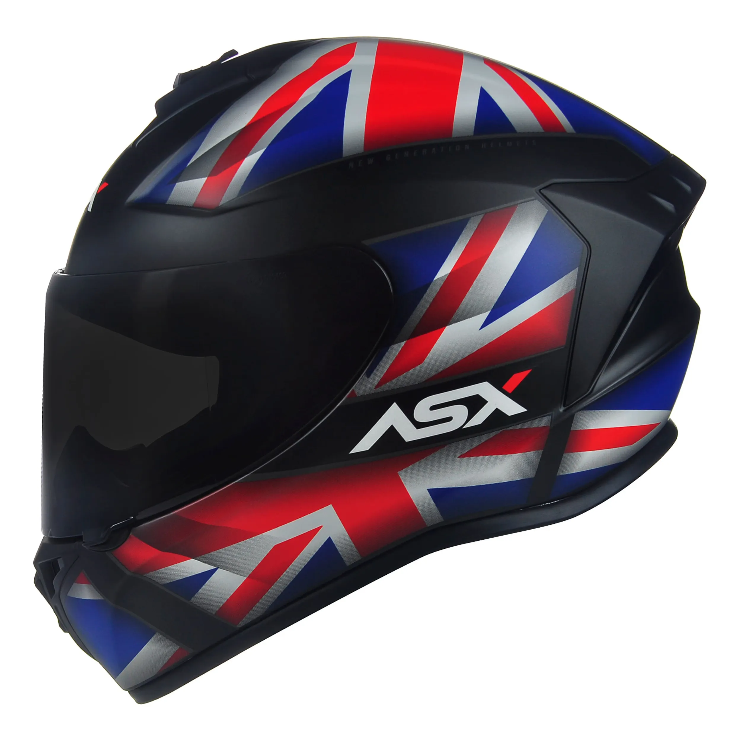 CAPACETE ASX DRAKEN UK PRETO/CINZA - Imagem 10