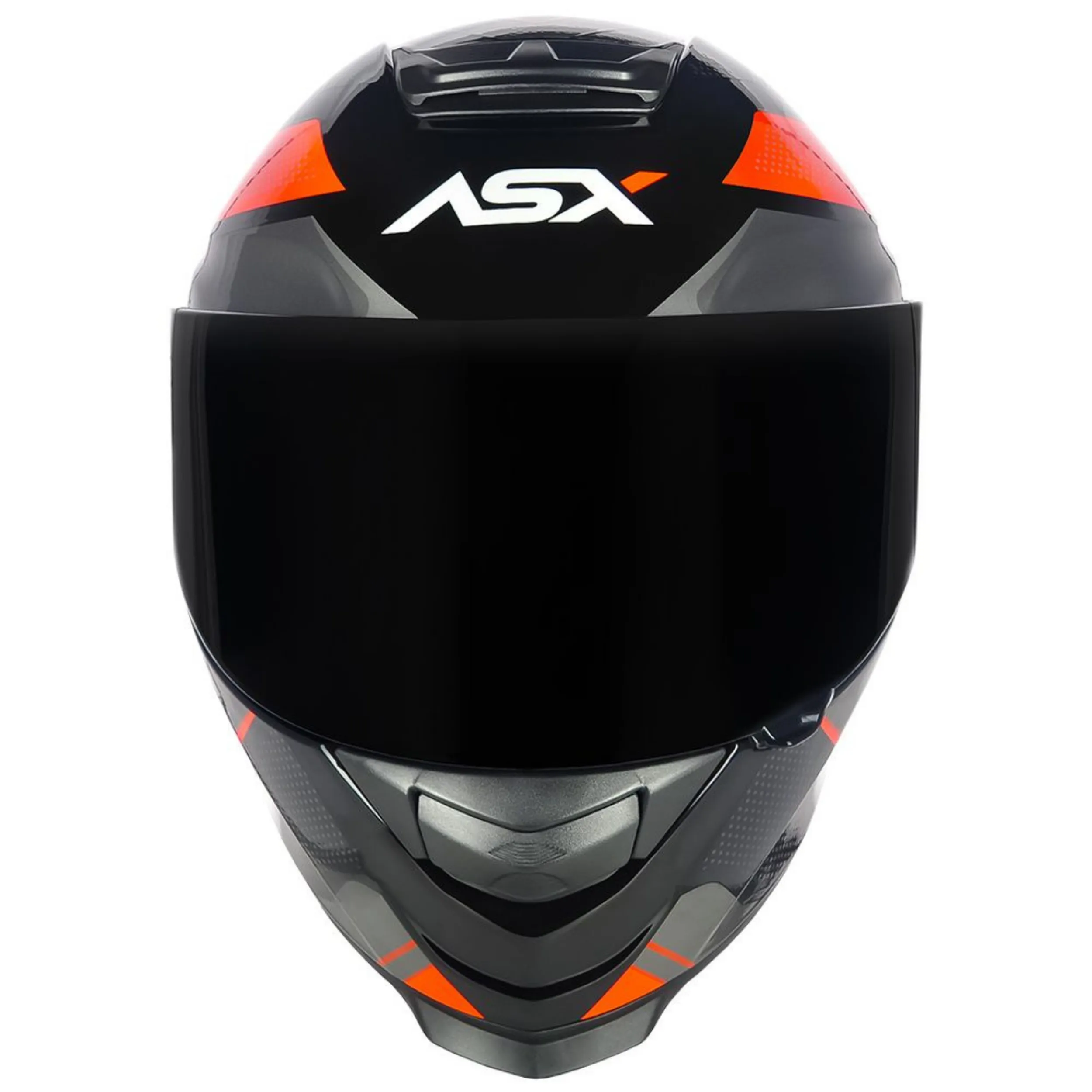 CAPACETE ASX EAGLE FAST BRILHO PRETO/VERM/GRAFITE - Imagem 7