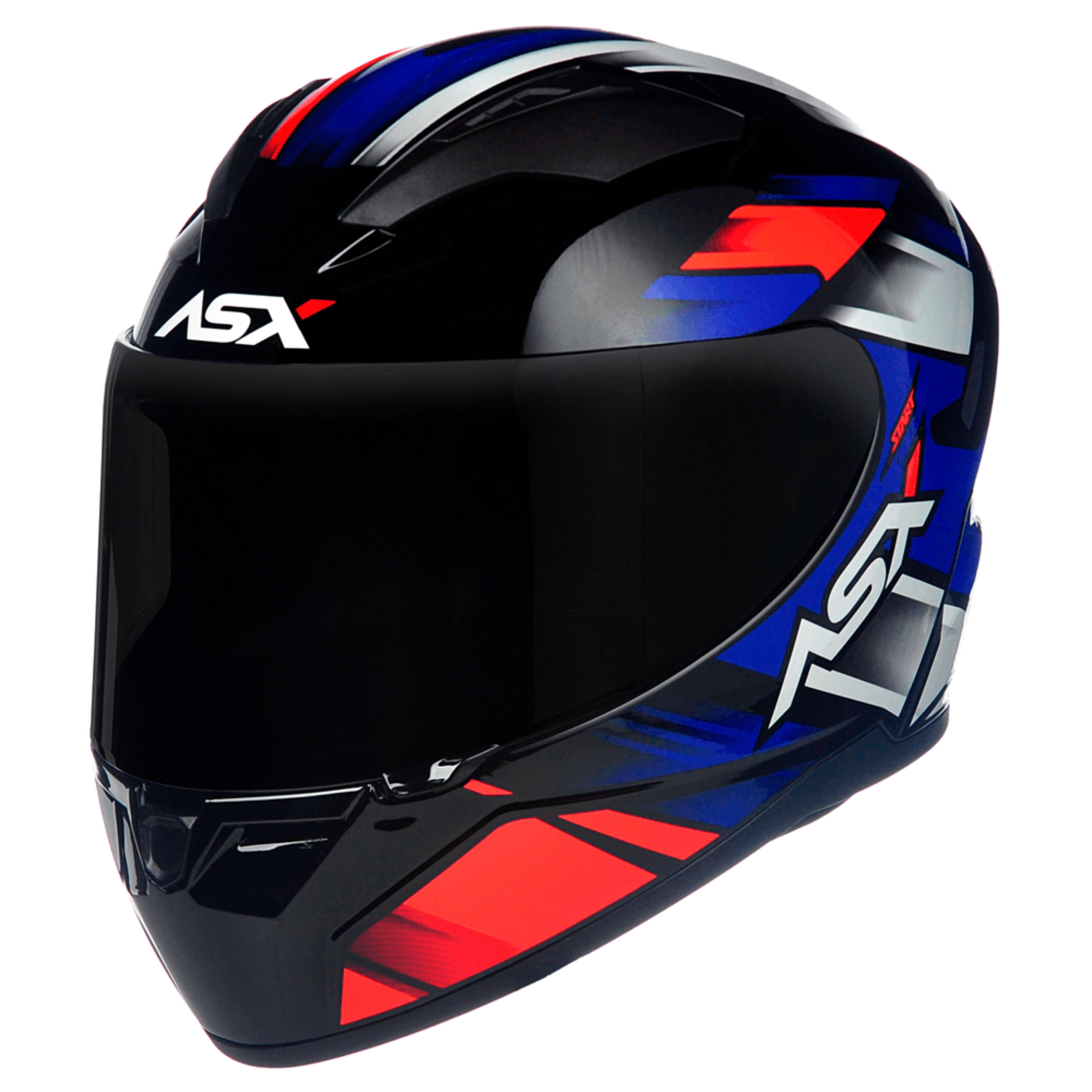 CAPACETE ASX CITY START PRETO/VERM/AZUL - Imagem 8