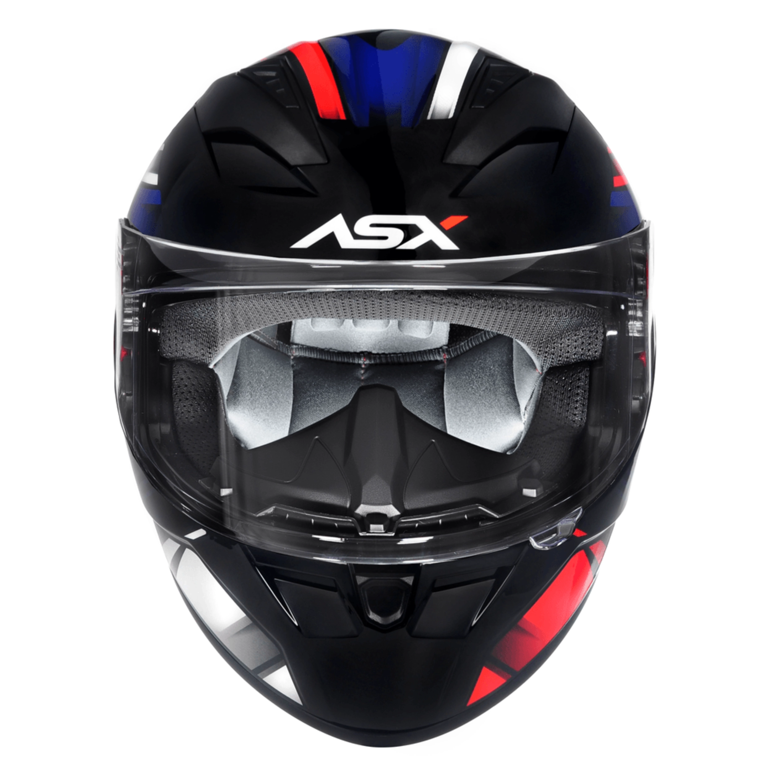 CAPACETE ASX CITY START PRETO/VERM/AZUL - Imagem 9