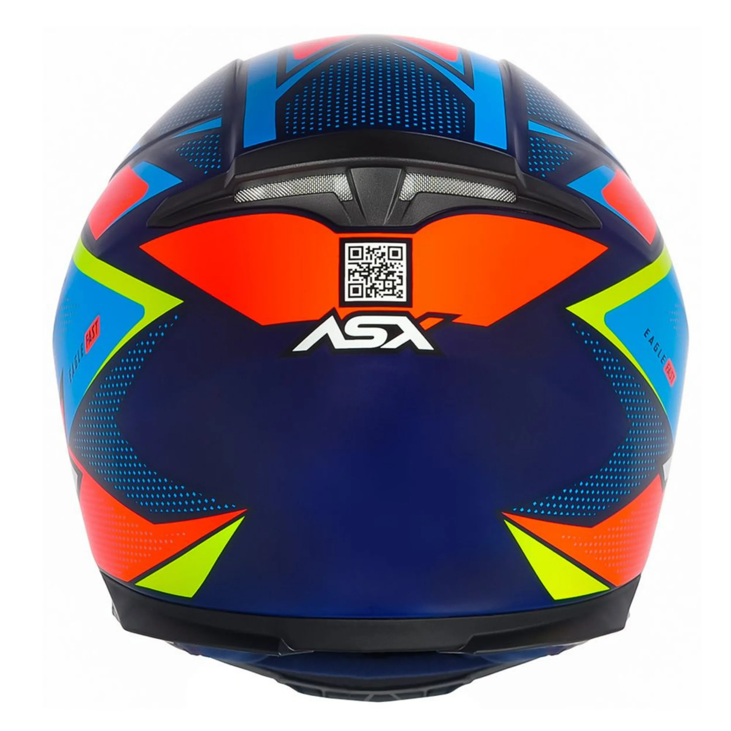 CAPACETE ASX EAGLE FAST FOSCO AZUL/VERM/AZUL - Imagem 3