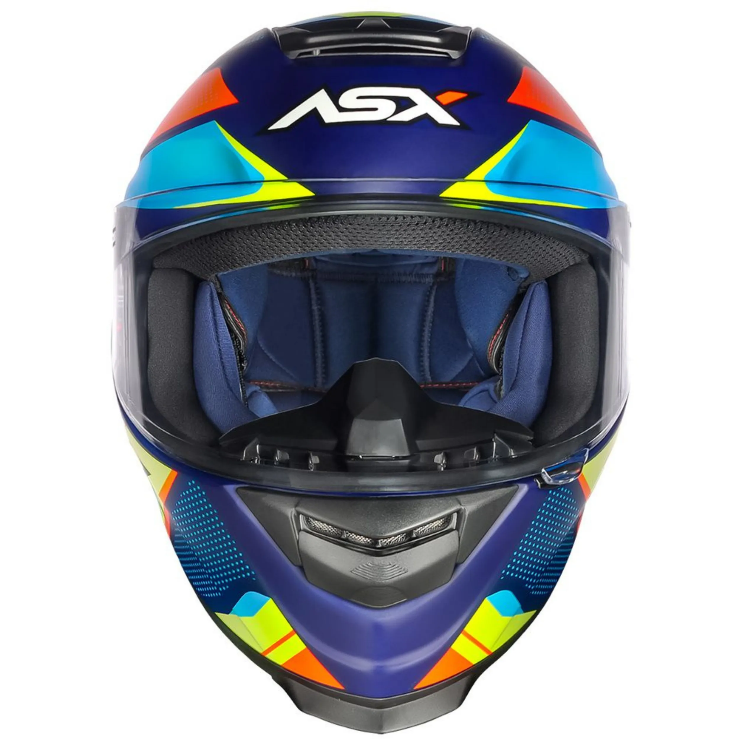 CAPACETE ASX EAGLE FAST FOSCO AZUL/VERM/AZUL - Imagem 9
