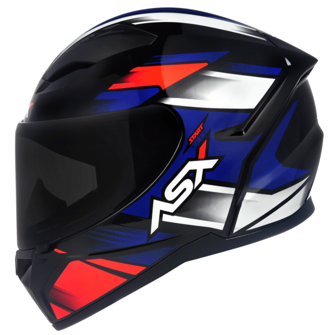 CAPACETE ASX CITY START PRETO/VERM/AZUL