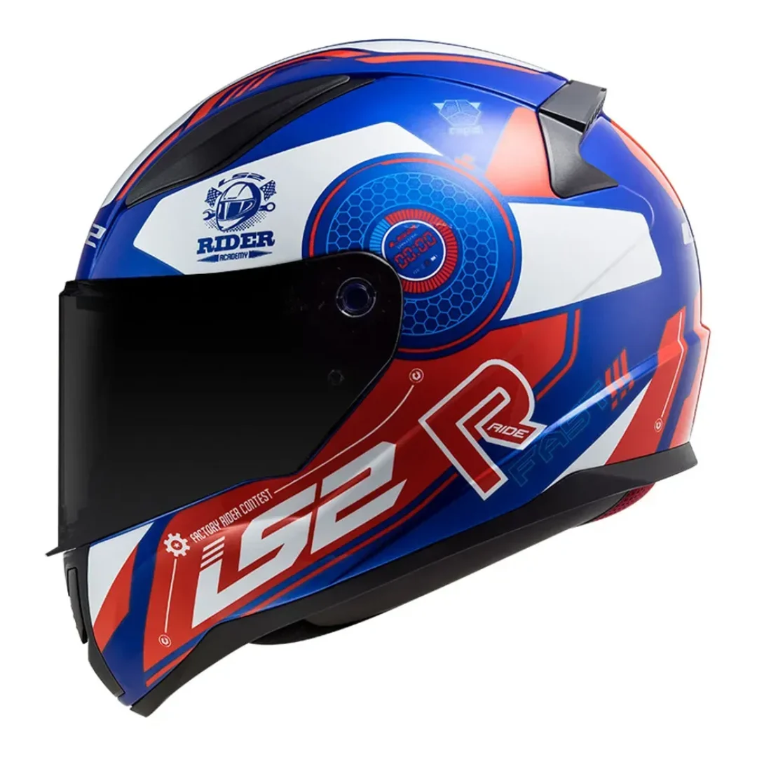 CAPACETE RAPID FF353 STRATUS BLUE RED WHITE LS2