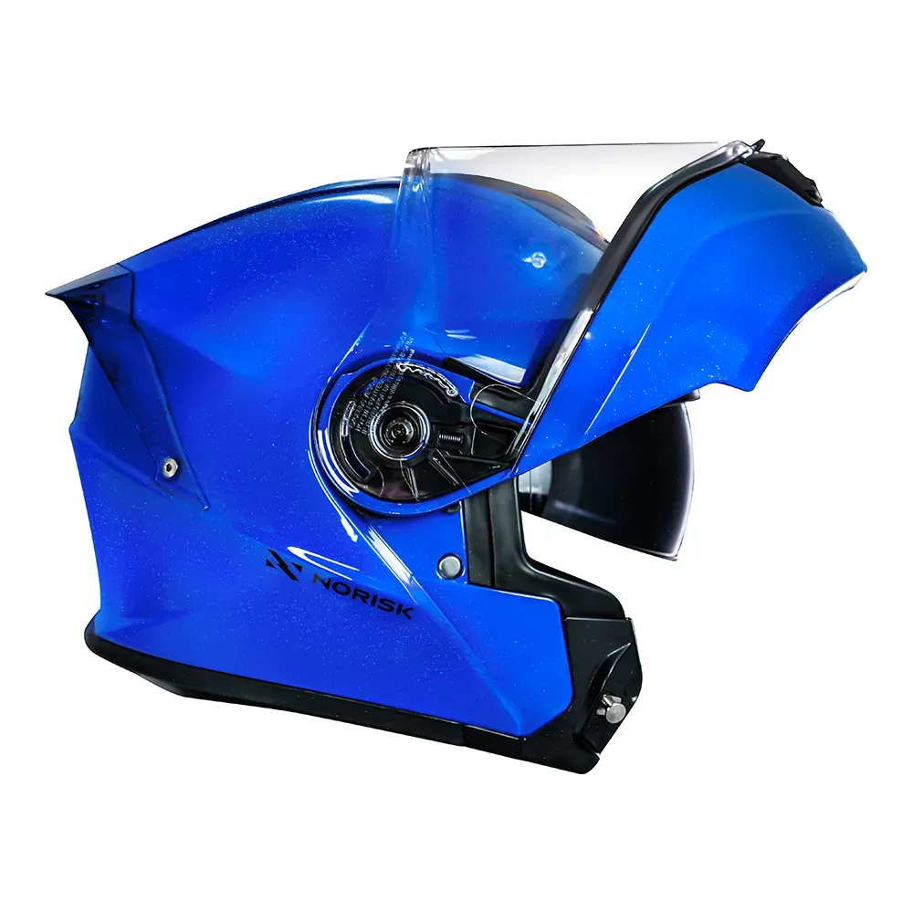 CAPACETE MOTION MONOCOLOR BLUE NORISK - Imagem 5