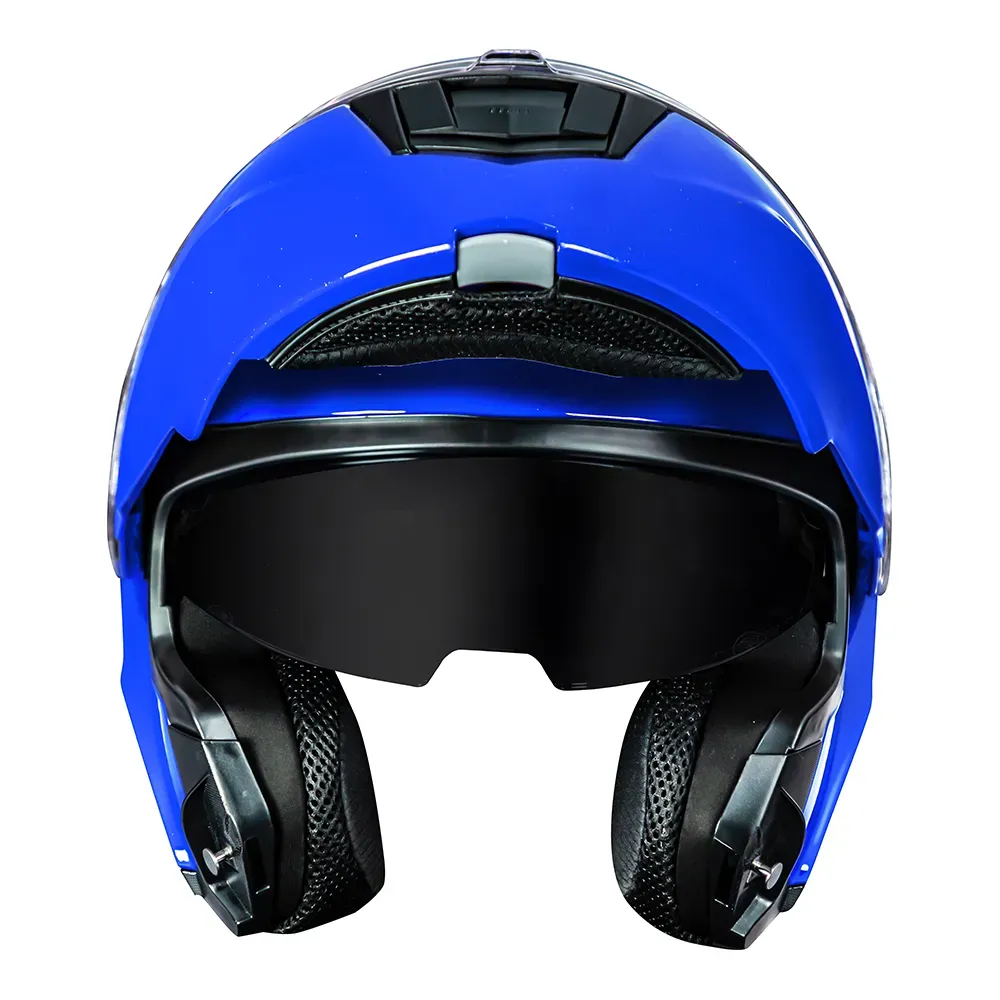 CAPACETE MOTION MONOCOLOR BLUE NORISK - Imagem 3