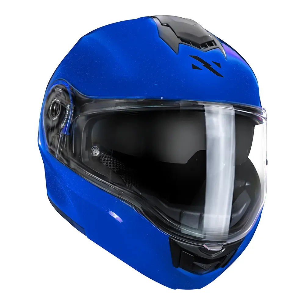 CAPACETE MOTION MONOCOLOR BLUE NORISK - Imagem 12
