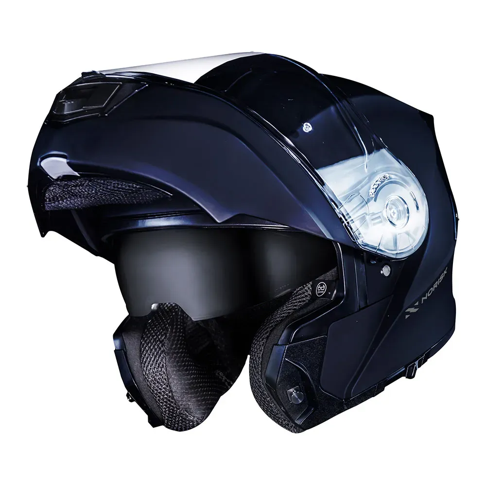 CAPACETE MOTION MONOCOLOR MATTE BLUE NORISK - Imagem 3