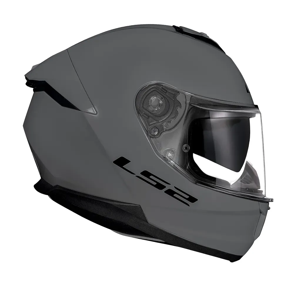 CAPACETE STREAM II FF808 MONOCOLOR NARDO GREY LS2 - Imagem 2