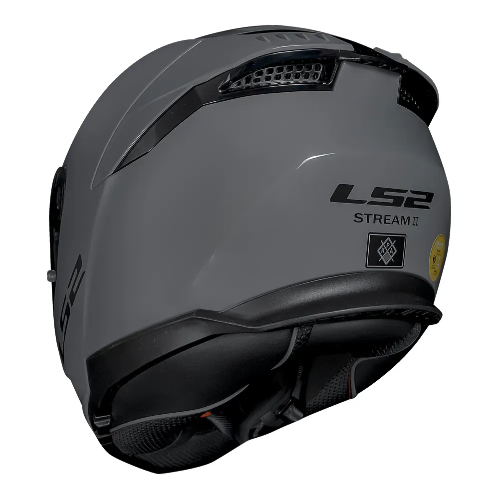 CAPACETE STREAM II FF808 MONOCOLOR NARDO GREY LS2 - Imagem 5