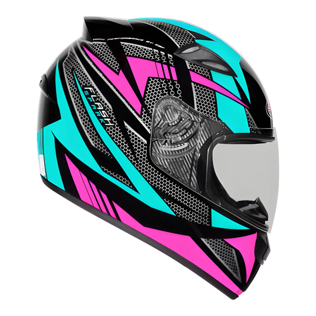 CAPACETE SPARK FLASH TIFANY PRETO EBF