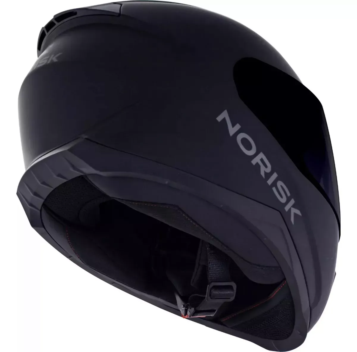 CAPACETE RAZOR SOLID MATTE BLACK NORISK - Imagem 5