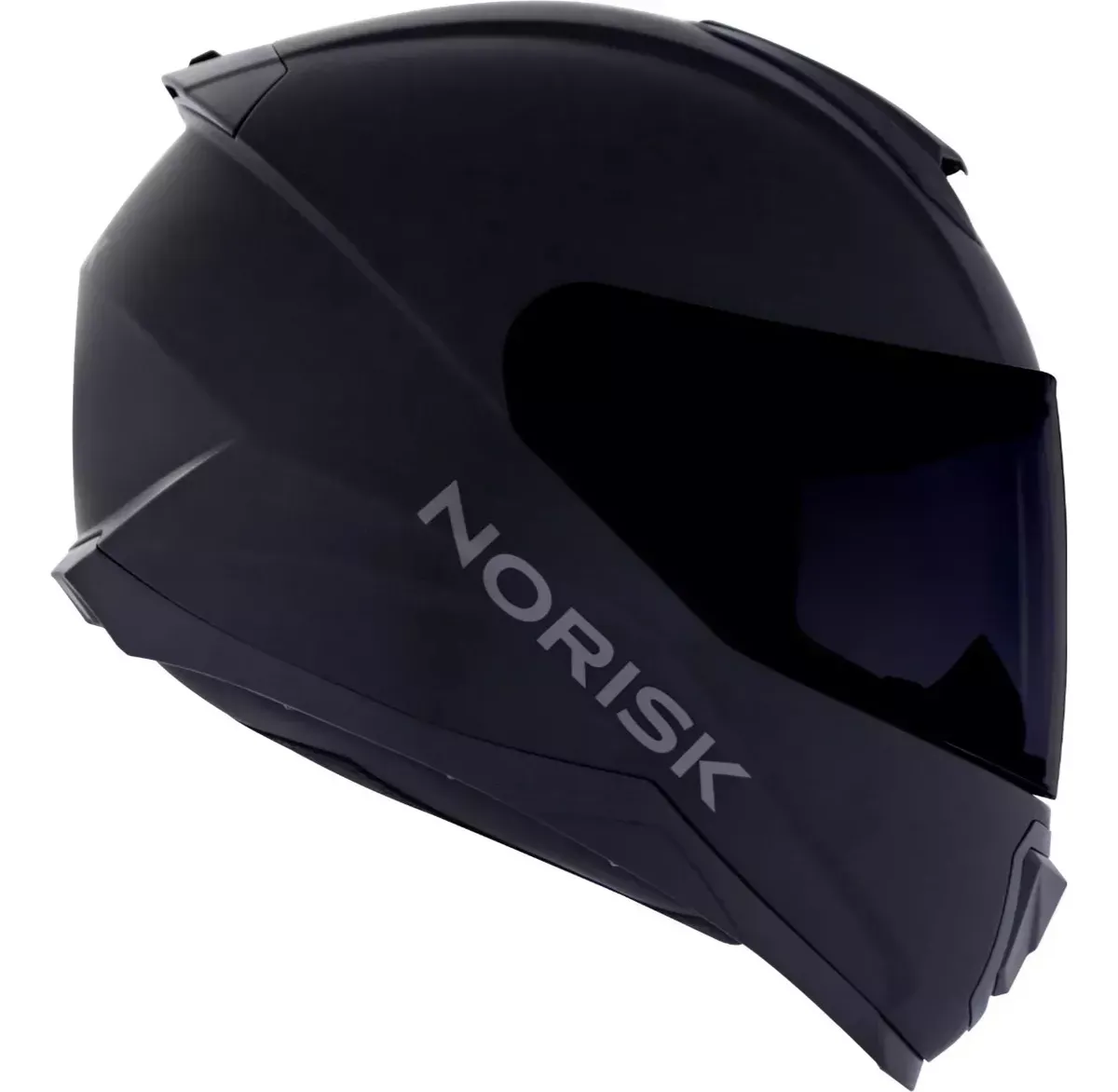 CAPACETE RAZOR SOLID MATTE BLACK NORISK - Imagem 4