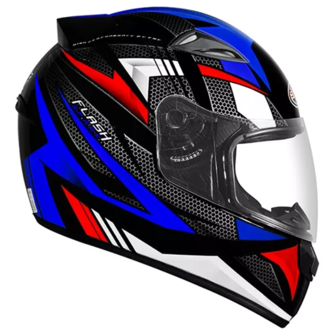 CAPACETE SPARK FLASH AZUL PRETO EBF